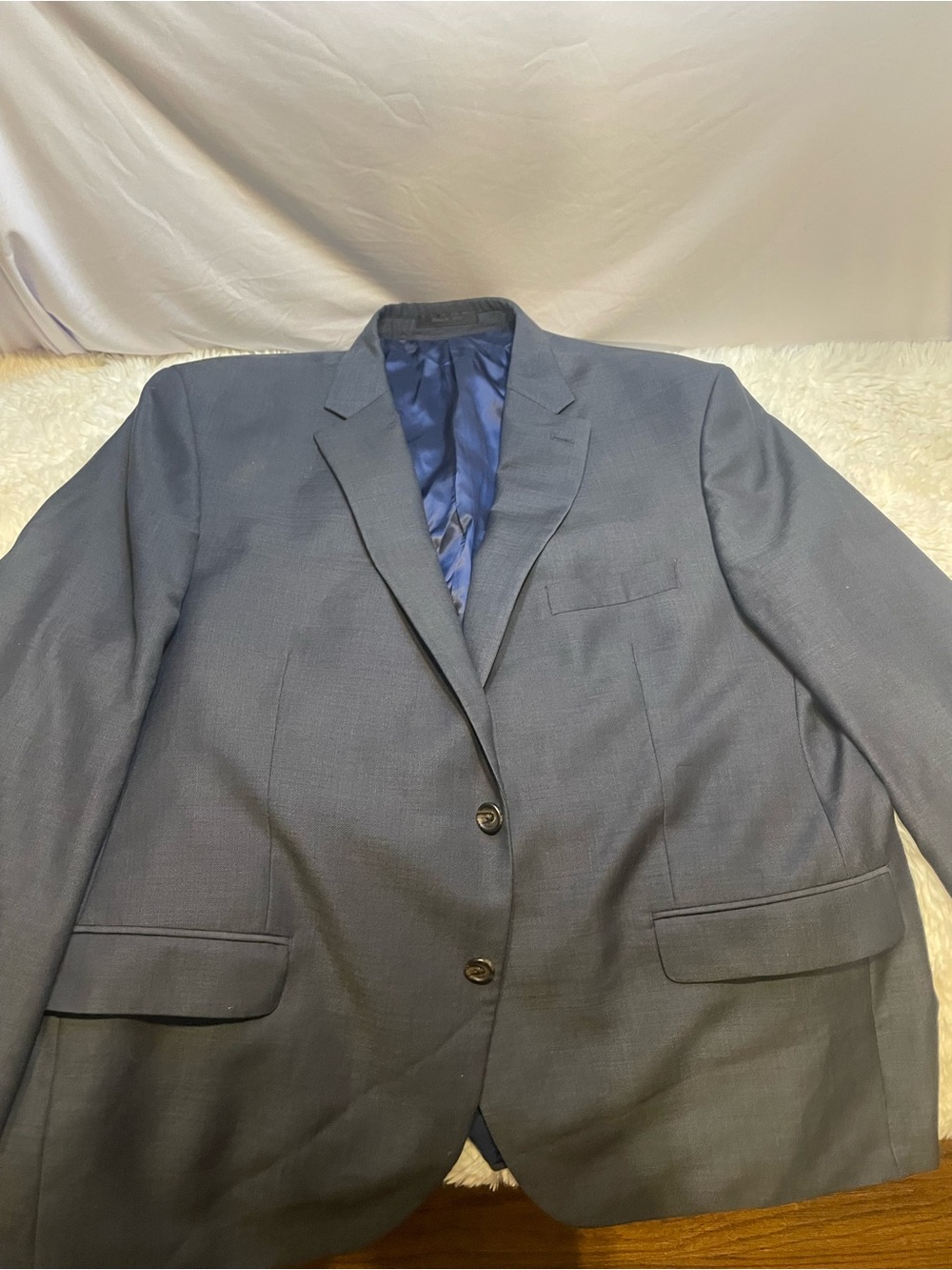 Ralph Lauren Men's Dark Navy Two-Button Blazer